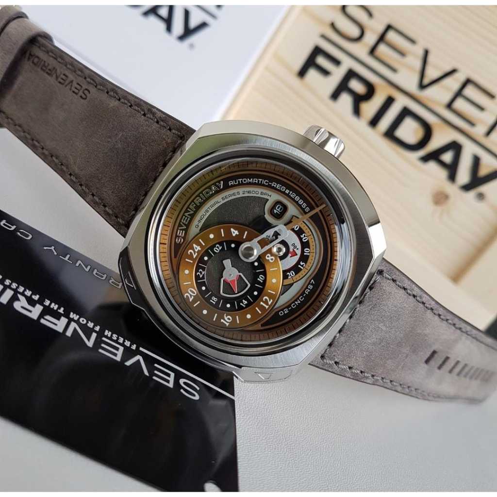 Jam Tangan Pria SF Q2/02 SEVENFRDY NFC AUTOMATIC INC BOX ORIGINAL