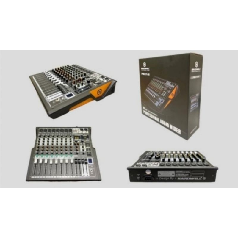 Mixer Hardwell 8 Channel PRO FX 8 FX8 FX-8