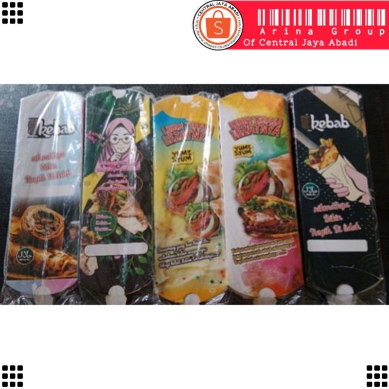 

100 LEMBAR KERTAS KEBAB TARIKAN UKURAN 24 × 9,2 CM HIGH QUALITY KARTON TEBAL PRODUK TERBARU | KOTAK KEBAB KEKINIAN | DUS KEBAB VIRAL TIKTOK | KEMASAN KEBAB MURAH | BOX KEBAB 100 PCS | BUNGKUS KEBAB TARIKAN | CENTRAL JAYA ABADI | ARINA SHIVA GROUP 7986
