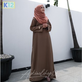abaya turkey/ Abaya Turkey Polos Hitam Wanita Busui Simpel Terbaru Cantik