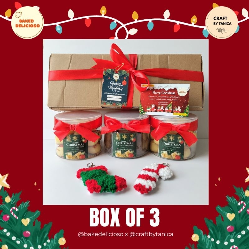 

christmas hampers / hampers natal / box of 3 cookies