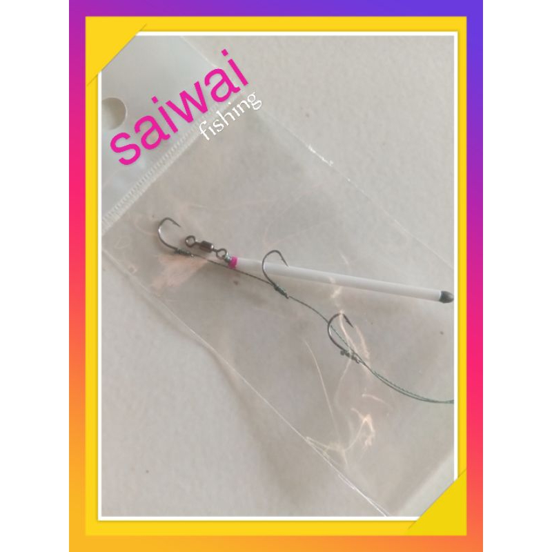 rangkaian kail nila  (3 mata kail)