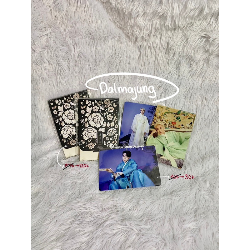 [Ready Stock] BTS Dalmajung (Flip Photo Jungkook, Mini PC Fullset, Mini PC Jin Suga Jhope Jimin)