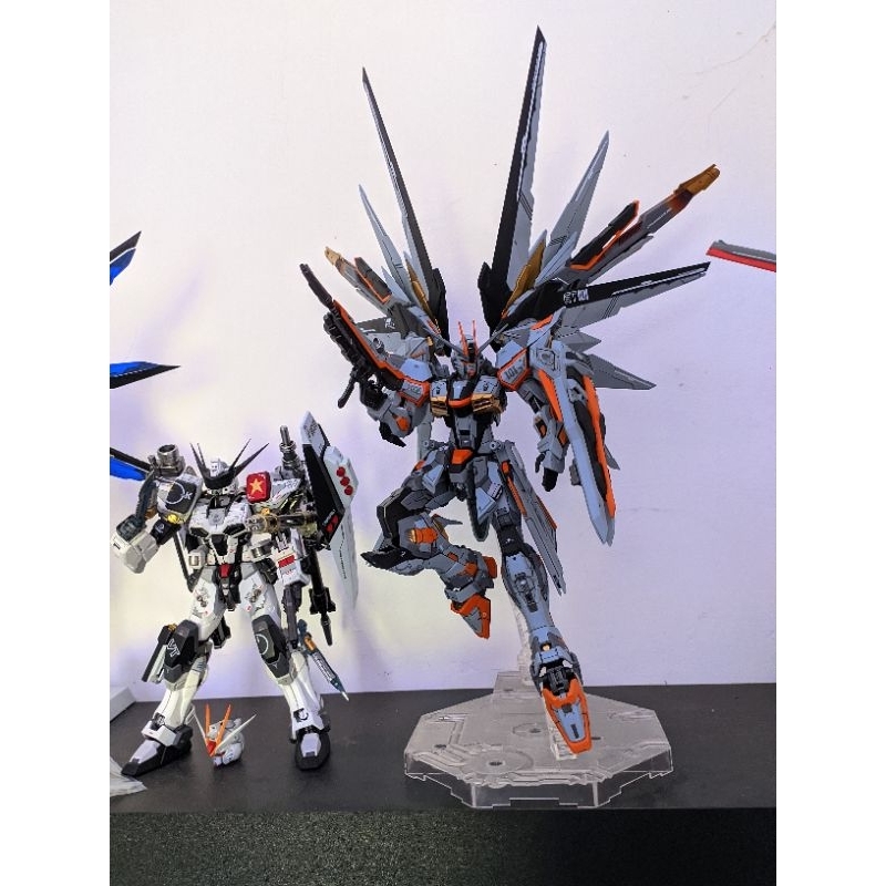 MG Freedom Bandai with Convertion Resin Kit by Infinite Dimension, Repaint by Commwork Rapih
