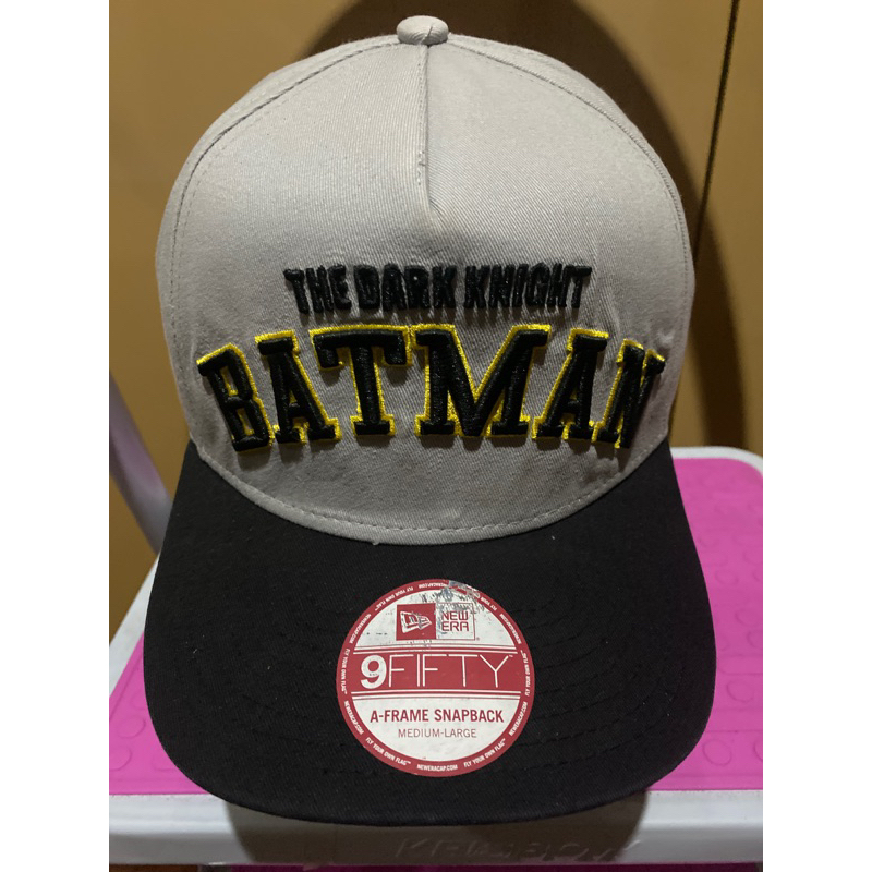 Topi sekon Snapback New Era x Batman DC-100% original-used condition