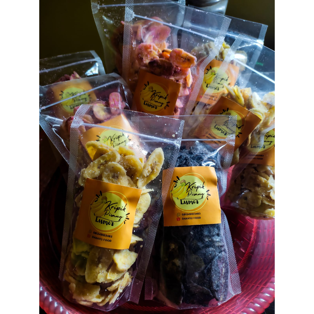 

Keripik Pisang Coklat, Strawbery, Tiramisu Lumer