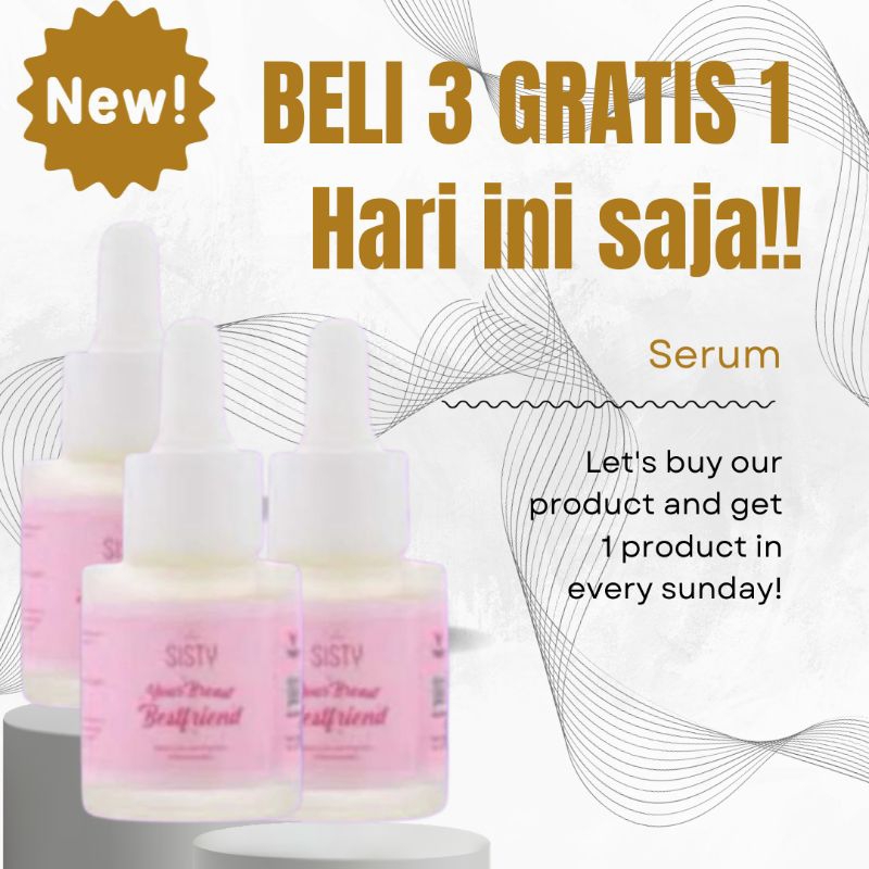 ( BELI 1 GRATIS 1 ) SISTY SERUM PAYUDARA BREAST GEL ADERA BPOM 100% ORI / KINSGLOW SKINCARE |KINSGLO