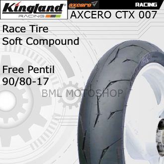 Ban Tubeless Kingland 90/80-17 CTX 007 Ban Racing Compound Ring 17