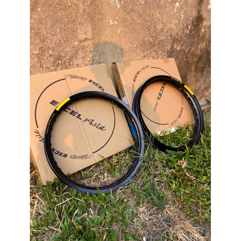 VELG TK TAKASAGO EXCEL ASIA 140/160/185 RING 17 WARNA TITANIUM,GOLD,BIRU,HITAM