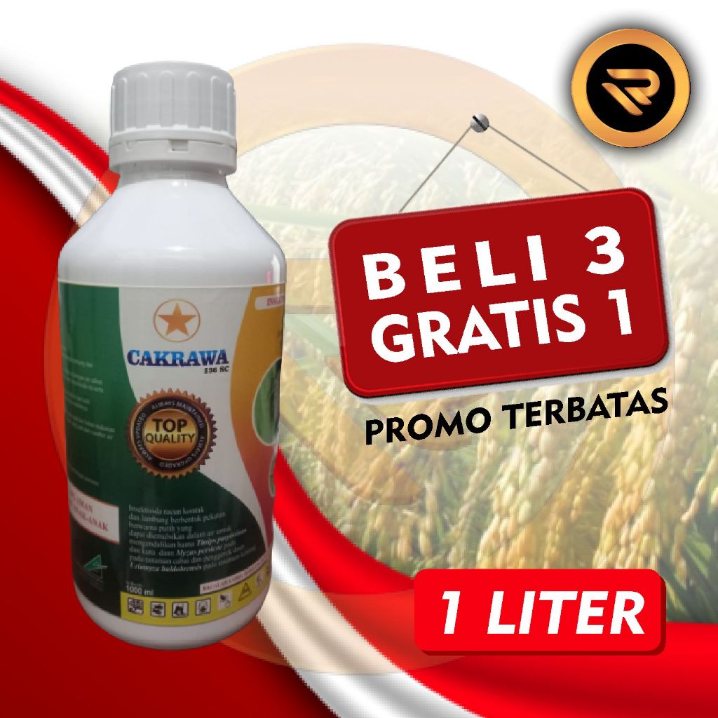 CAKRAWA 236SC 1L INSEKTISIDA ABAMEKTIN FIPRONIL