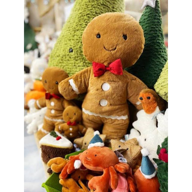 Boneka Natal Kue Jahe Ginger Bread Man Jellycat