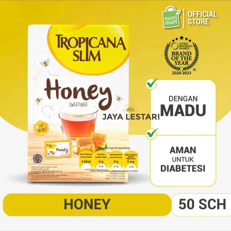 

Tropicana Slim Honey Sweetener (50 Sachet)