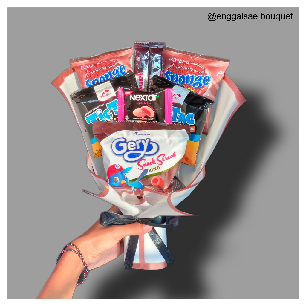 

[TERMURAH] Custom Snack bouquet || Snack bucket || Snack buket Series B
