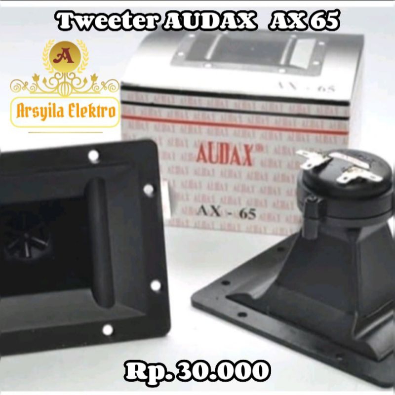 TWEETER AUDAX 65 /  Tweeter Speaker Walet Audax AX 65 Original
