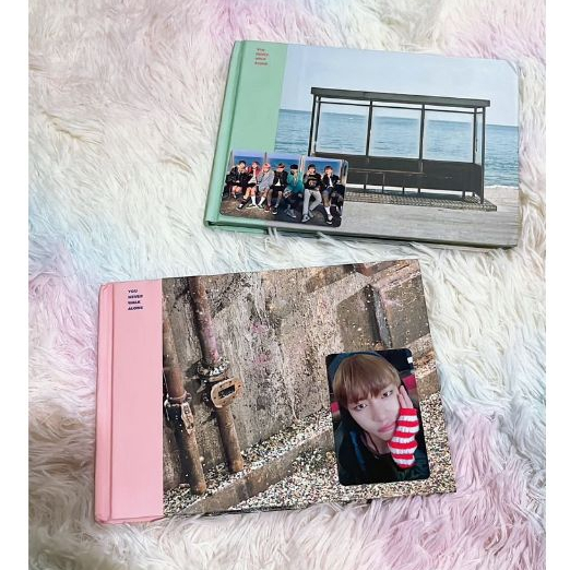 BTS ALBUM YOU NEVER WALK ALONE LEFT RIGHT VERSION PC V GROUP YNWA GREEN PINK VER PHOTOCARD TAEHYUNG OT7