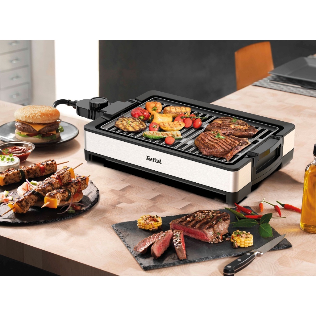 TEFAL SMOKELESS GRILL - ALAT PANGGANG ANTI BAU 1200WATT