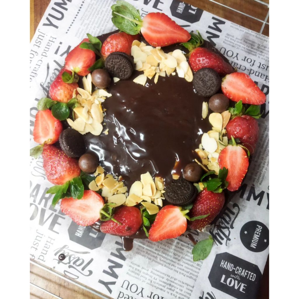 Birthday Brownies | Fudgy Brownies Panggang | Brownies Berry Series by Kitchen Kamini