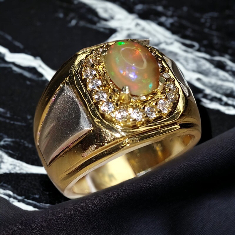 CINCIN BATU KALIMAYA AFRIKA SIZE KANTORAN MEWAH DAN ELEGAN