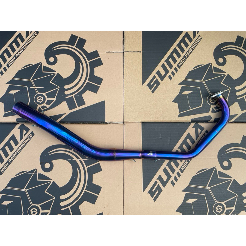 Header Leher Knalpot Bending Ngaceng Ceng R15 V1 V2 V3 V4 R15m New Old Blue Stainless Original Summa