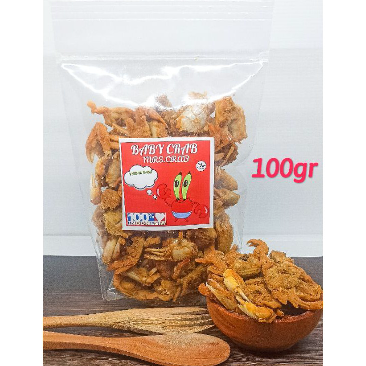 

Ready Stock BABY CRAB KRISPY HALAL!!! 100 gr | BABY RAJUNGAN | KEPITING KRIUK | CAMILAN | SEAFOOD |CRAB KRIPS Model Baru