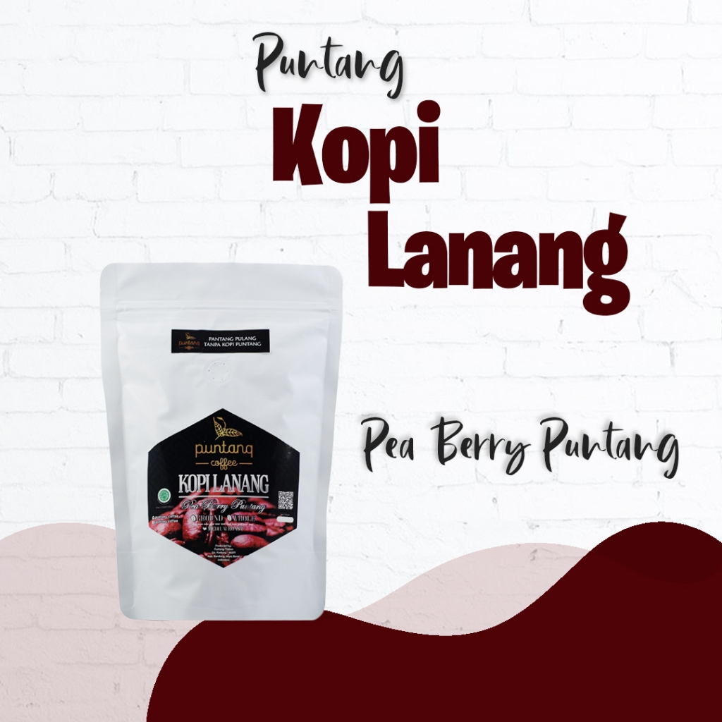 

Limited edition! Kopi vitalitas pria lanang/peaberry/jalu arabika puntang coffee arabika 100g