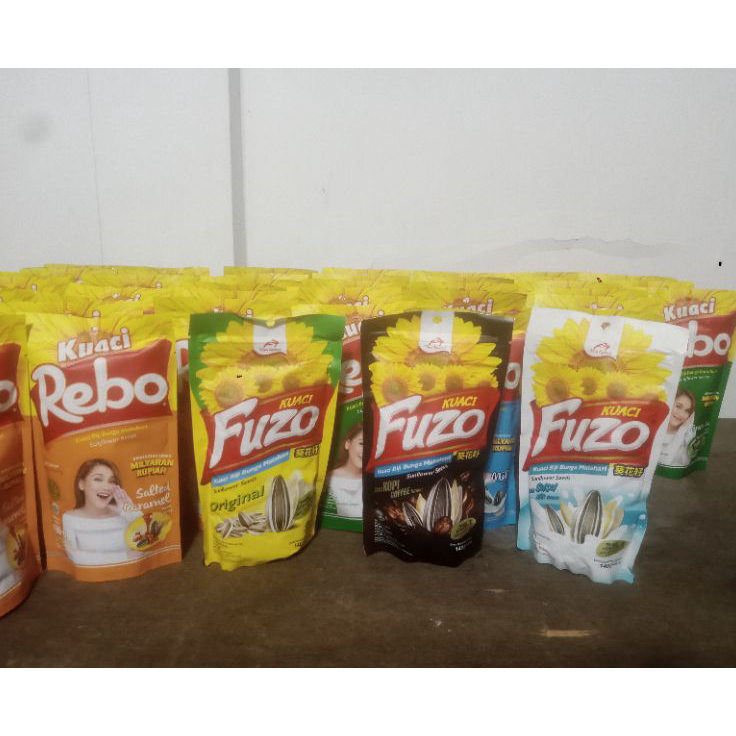 

Ready Stock Kwaci Rebo 150gr dan Fuzo 150gr Best Produk