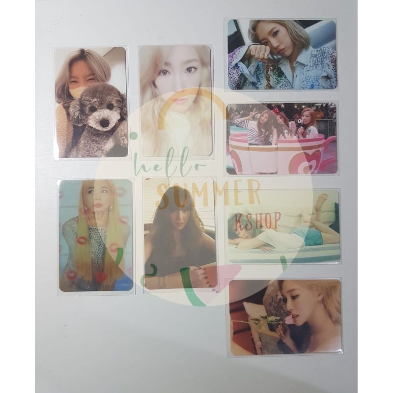 SNSD GIRLS' GENERATION Taeyeon Tiffany Photocard