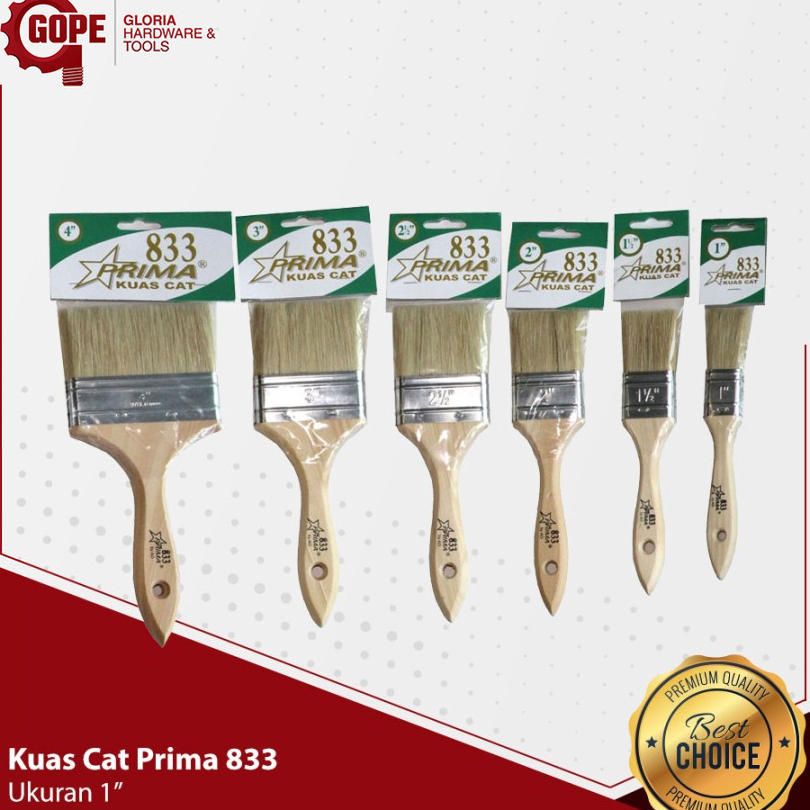 

Produk PRIMA KUAS CAT 833 Stok Banyak