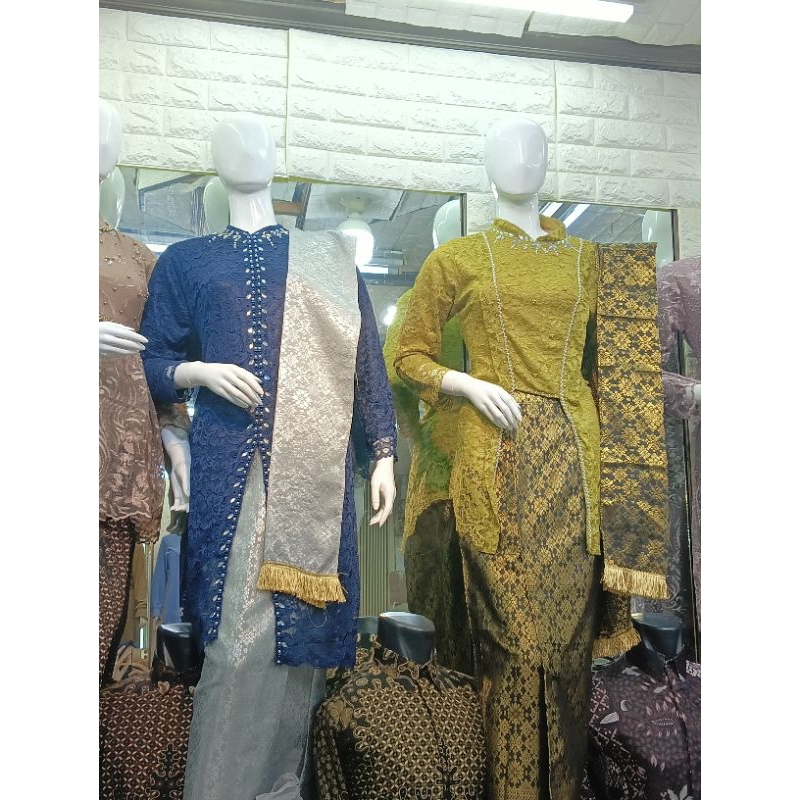 rok songket selendang/rok set selendang/rok bawahan kebaya