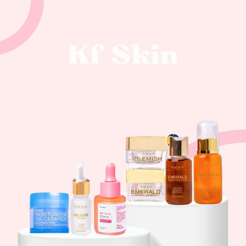 (COD) KF SKIN KLINIK TAHAP 1/ KF SKIN FACIAL WASH TAHAP 1/ KF SKIN KLINIK TONER TAHAP 1/ KF SKIN DAY