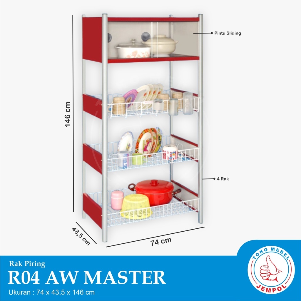 Rak Piring R04 AW MASTER