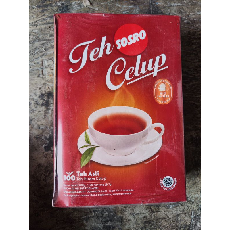 

TEH SOSRO CELUP ISI 100PCS