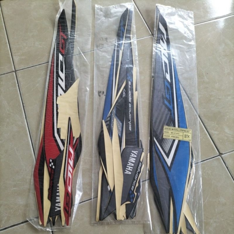 Striping motor mio GT tahun 2013