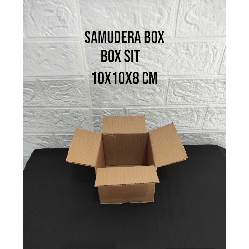 

kardus karton uk 10x10x8 cm... ST(SHEET)SINGGLEWALL POLOS