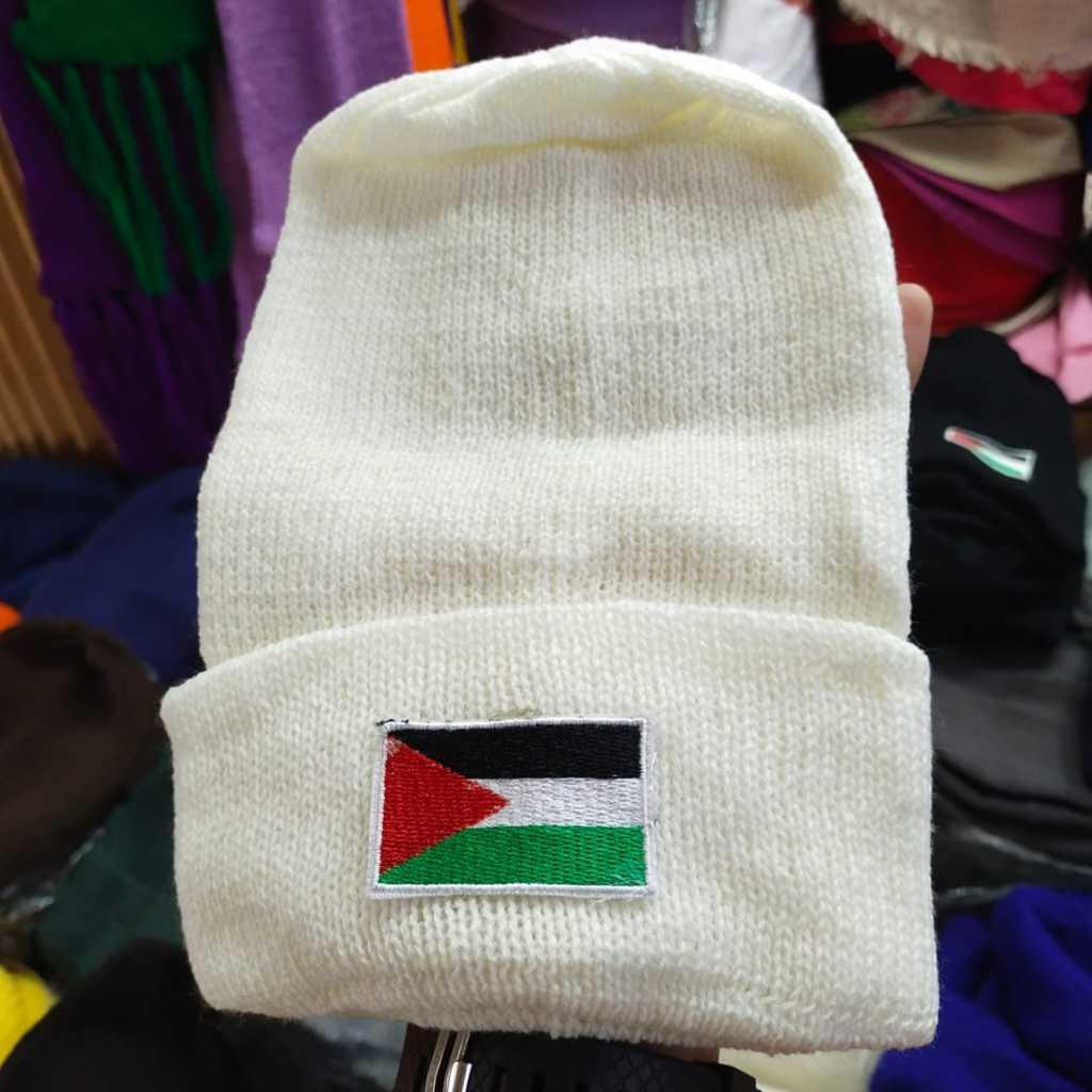 COD KUPLUK RAJUT PALESTINA BEANI HAT - TOPI SAVE PALESTINE RAJUT