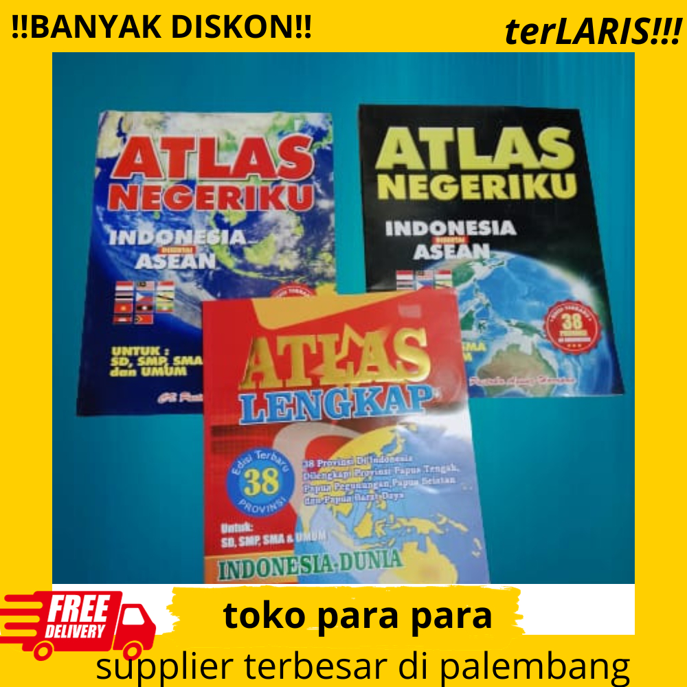 Buku Atlas Kecil&Besar, Atlas Indonesia dan Dunia