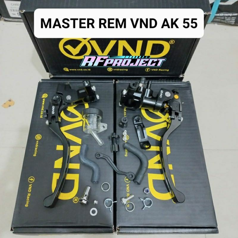 Master Rem VND AK55 Tabung Pisah CNC Universal Radial Set Hendle Kopling Original