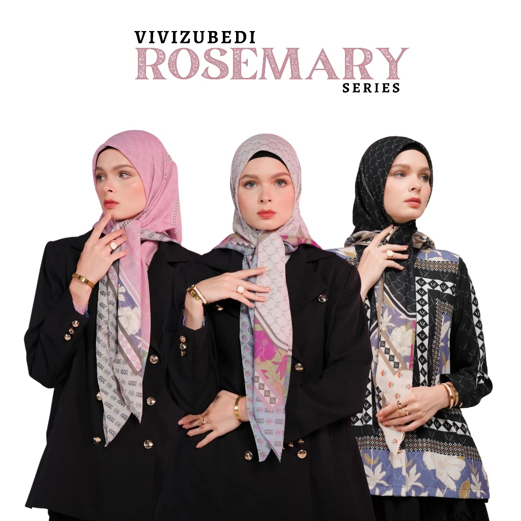 ROSEMARY SCARF - VIVI ZUBEDI - ALL VARIAN / Vivi Zubedi Rosemary Scarf Series