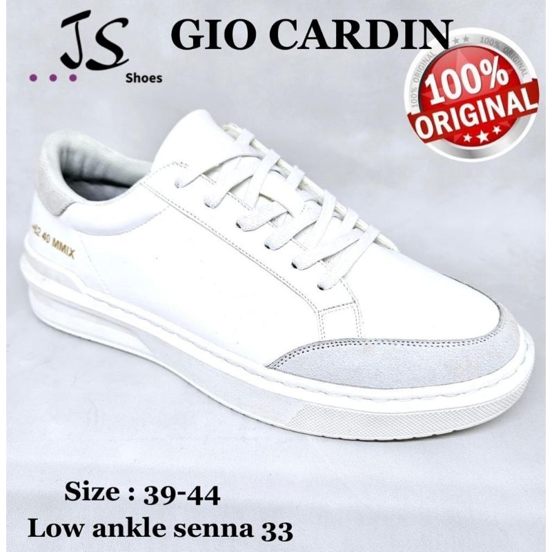 GIO CARDIN LOW ANKLE SENNA 33 - SEPATU SNEAKERS TALI PRIA DEWASA MERK GIO CARDIN