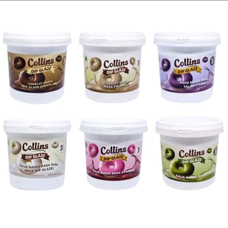 

collin glaze/collins glaze/glaze/dip glaze/topping varian 1kg