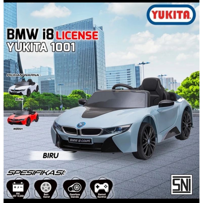 Mainan Mobil Aki Yukita 1001 BMW i8
