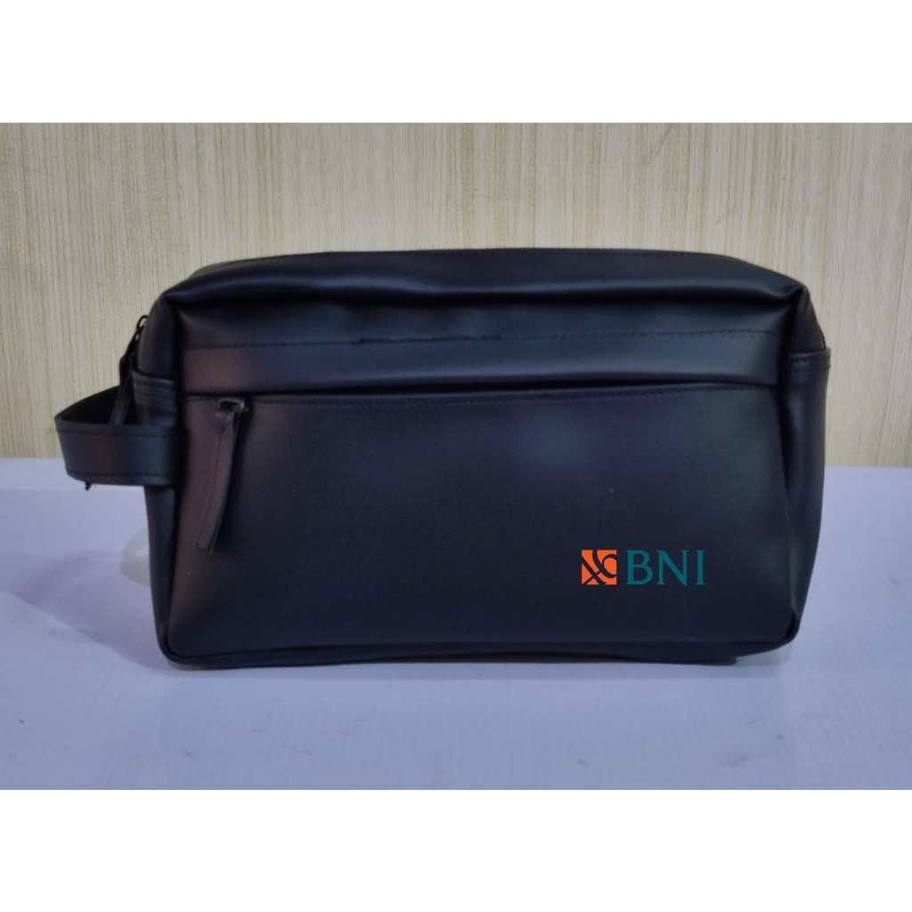 Handbag Tas Tangan Logo BANK BNI / Dompet Custom Logo Perusahaan Full Printing / Souvenir Event
