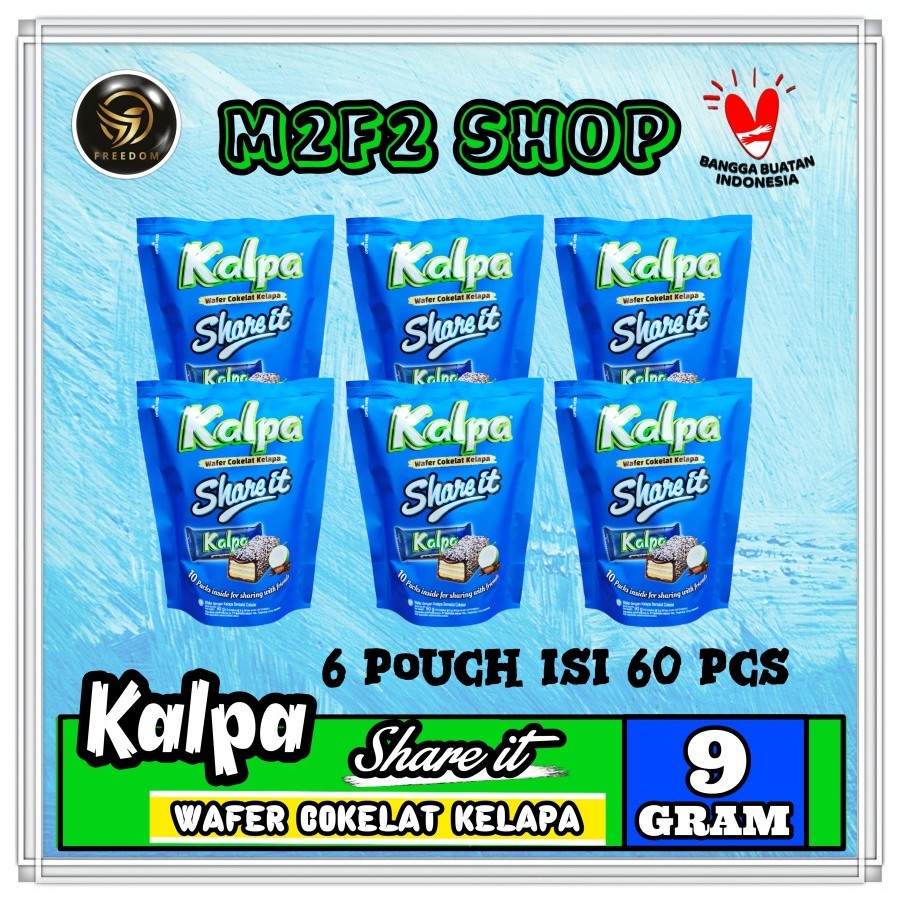 

Kalpa Share It Wafer Cokelat Kelapa - 90 gr (Kemasan 6 Pouch)