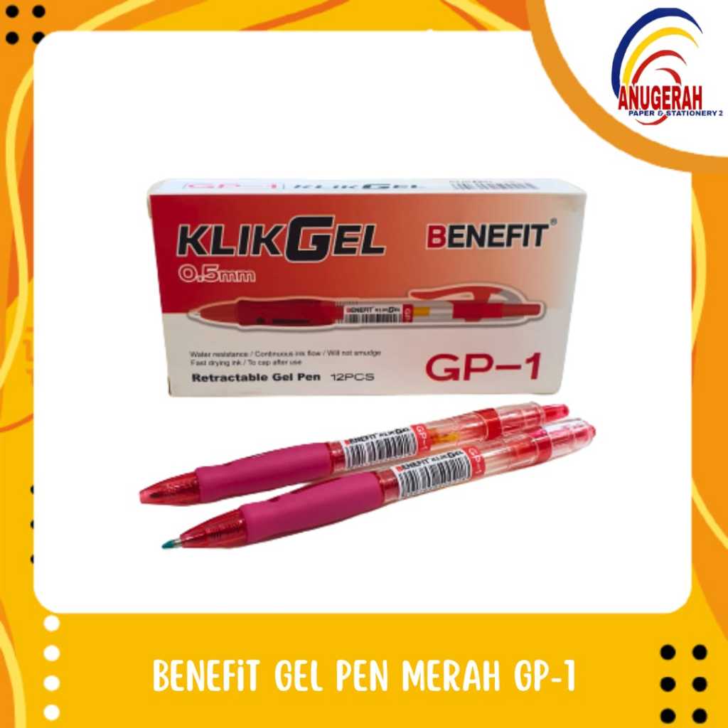

BOLPOIN BENEFIT GP-1 MERAH (PCS)