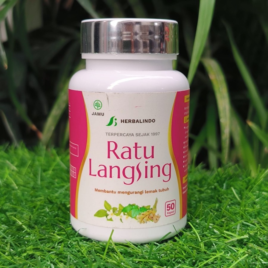 100% Asli Ratu Langsing - Herbal Diet Cepat - Pelangsing Alami 50 Kaps