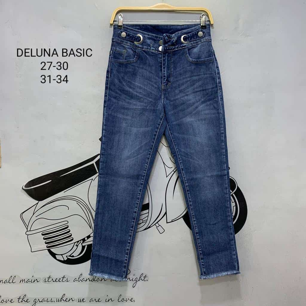 celana jeans wanita celana jeans wanita celana jeans wanita pensil DELUNA