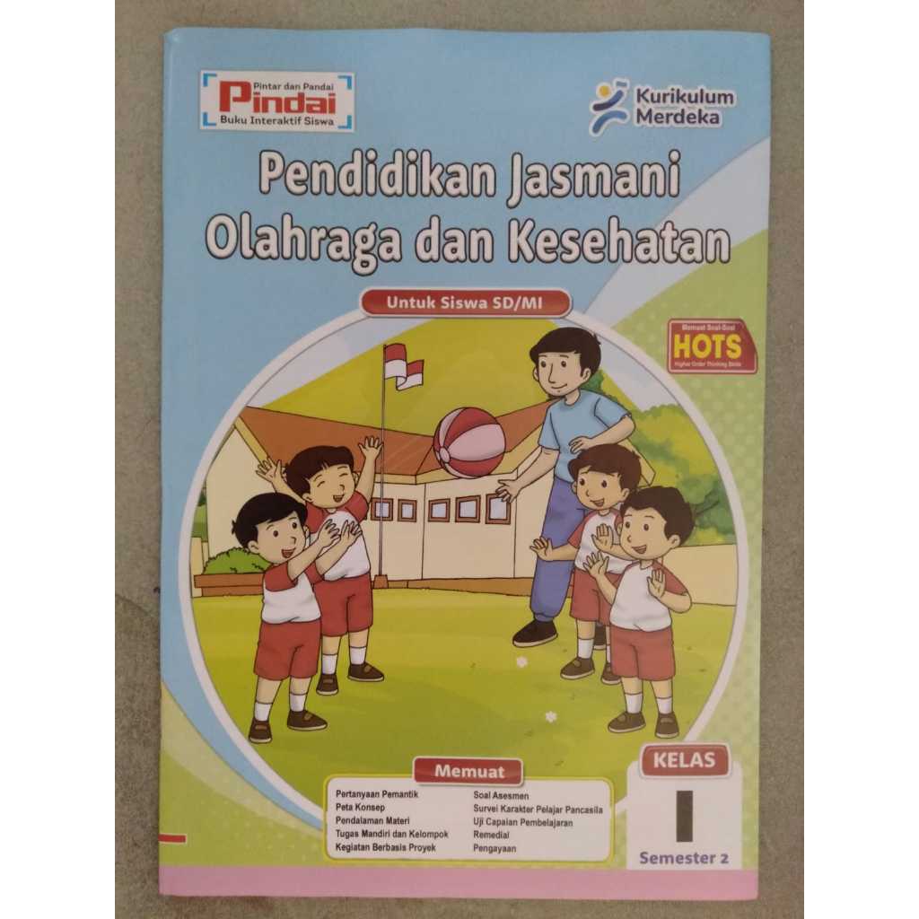 

Buku LKS Pindai Kurikulum Merdeka Pendidikan Jasmani Olahraga dan Kesehatan (PJOK) untuk Kelas 1 SD/Mi Semester-2 ( Cetakan Terbaru November 2023)