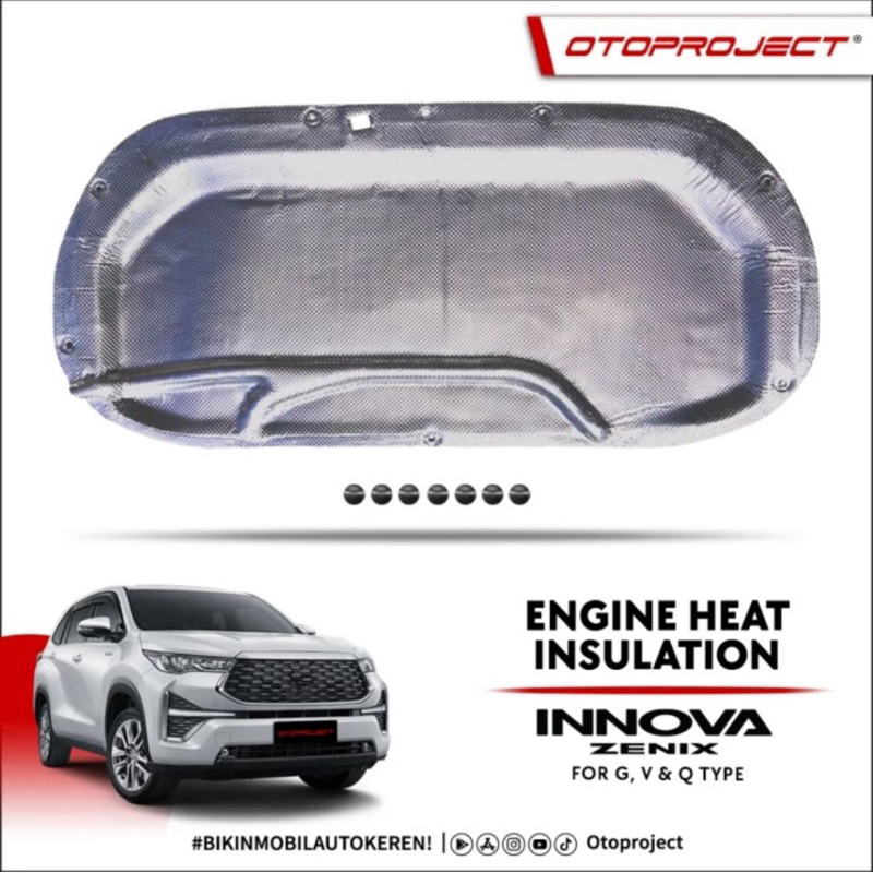 ENGINE HEAT INSULATION INNOVA ZENIX - OTOPROJECT