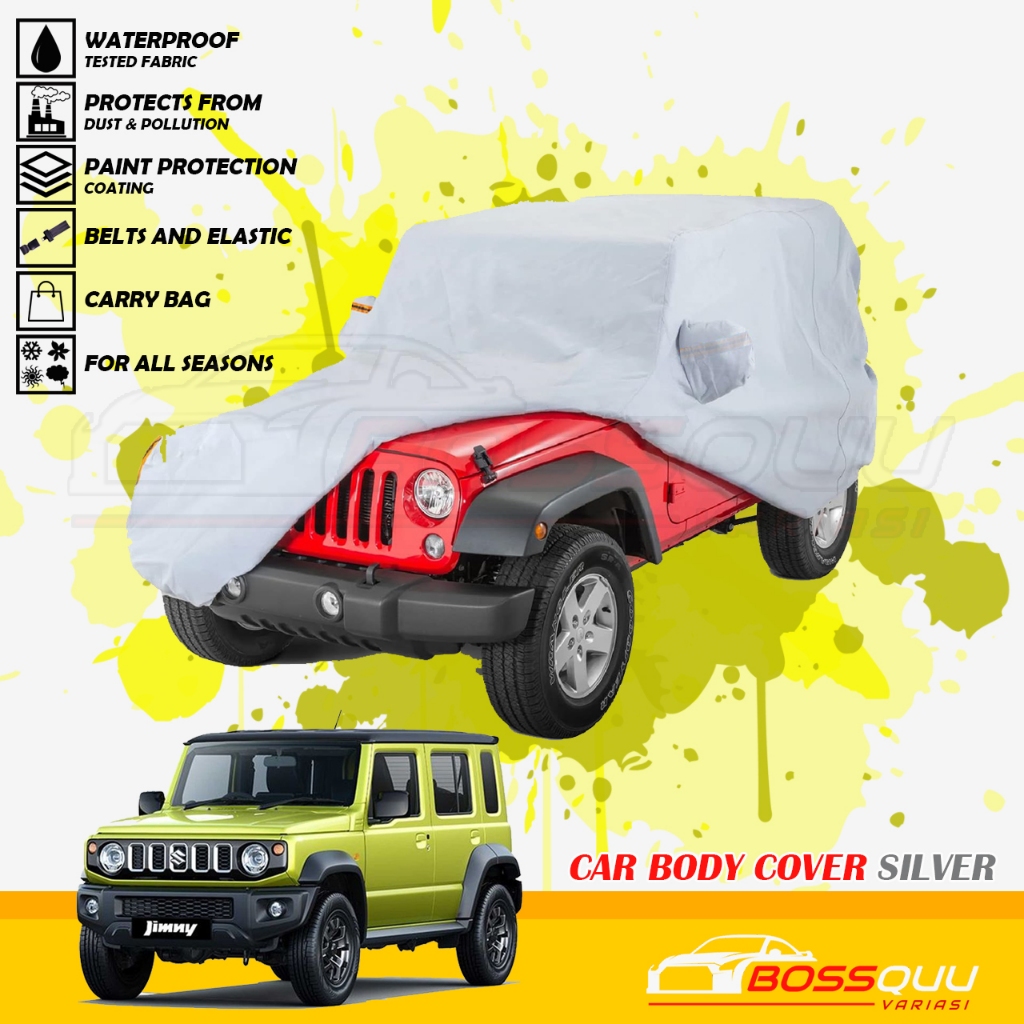 SARUNG MOBIL / COVER MOBIL OUTDOOR JIMNY SILVER