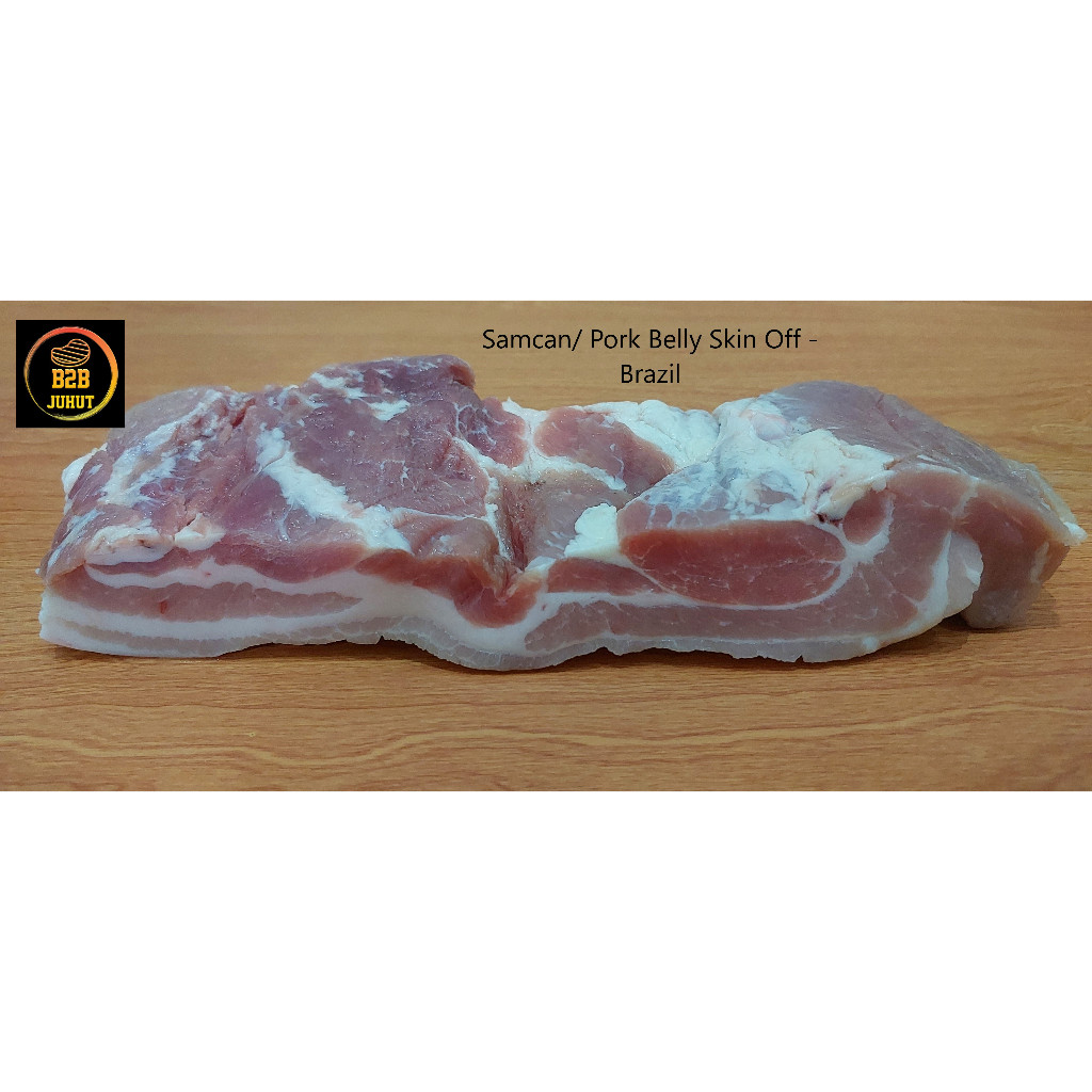 

Samcan Daging Babi Import/ Pork Belly Skin Off 1 kg - Brazil